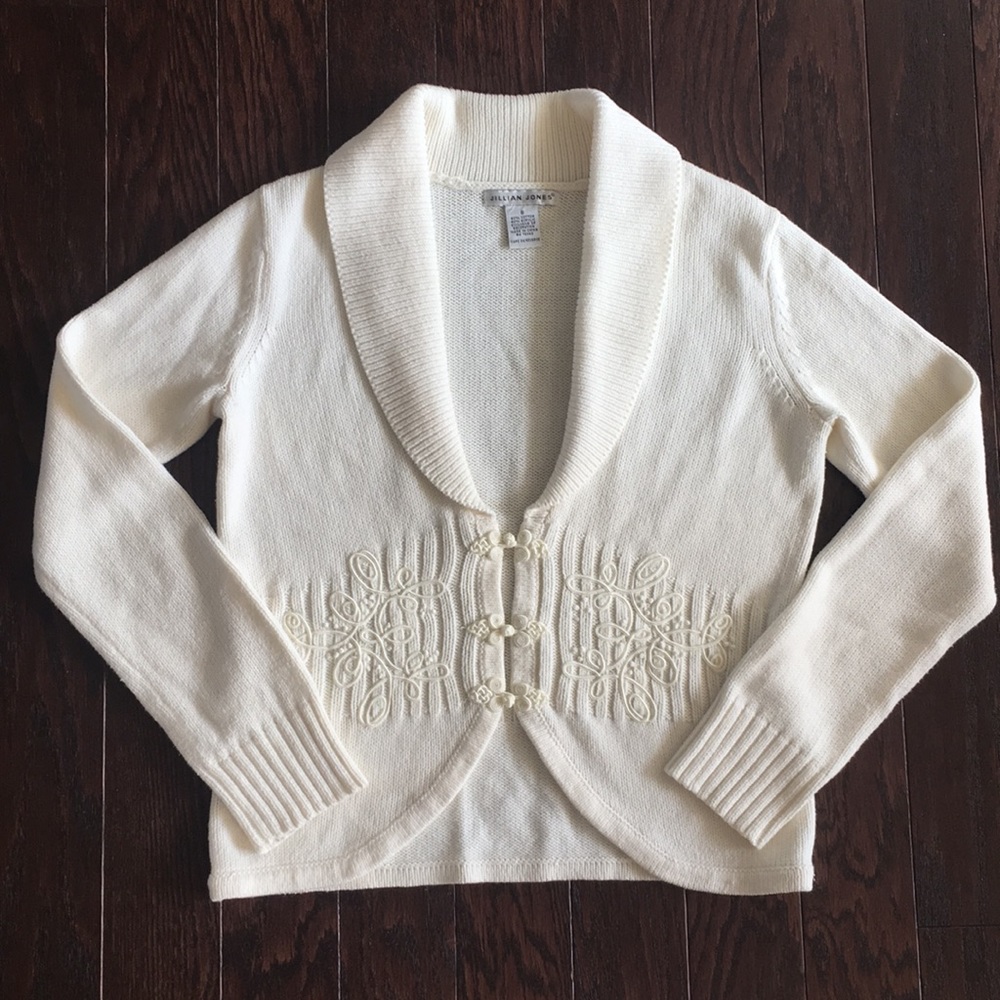 Ivory Cardigan Sweater